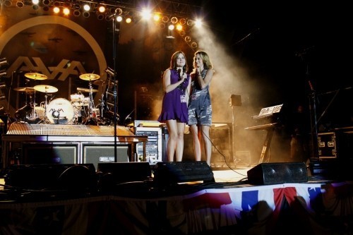 Brooke et Peyton présentent une soirée de concert 
